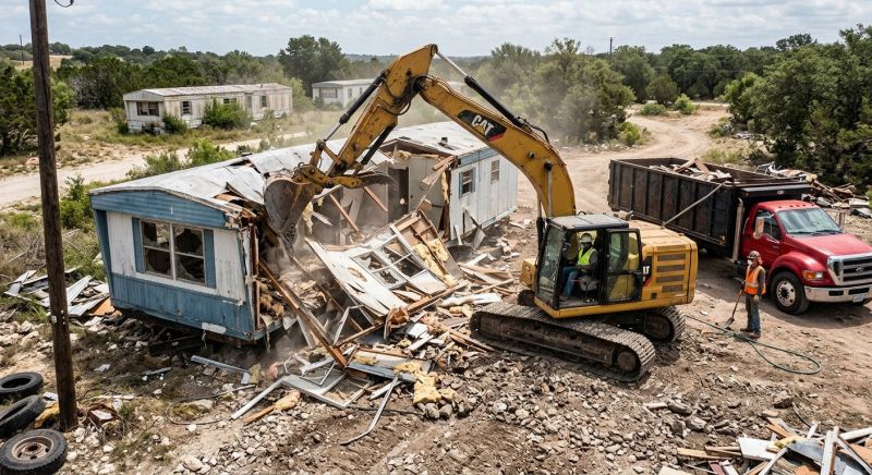 Mobile Home Demolition in Sacramento, CA