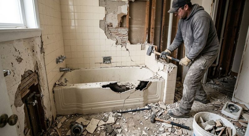Bathtub Demolition in Bergen County, NJ