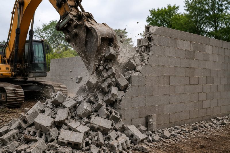 Block Wall Removal in Sacramento, CA