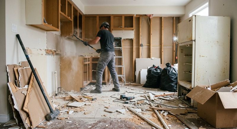 Cabinet Demolition in Bergen County, NJ