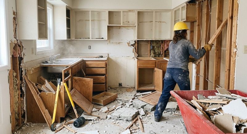 Cabinet Demolition in Bergen County, NJ