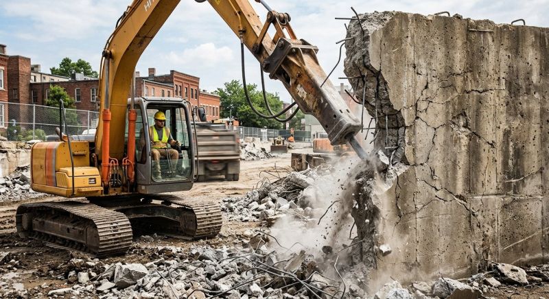 Concrete Breaking Service in Bergen County, NJ