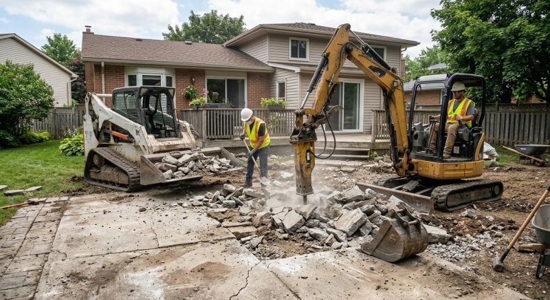 Concrete Pavement Demolition in Bergen County, NJ