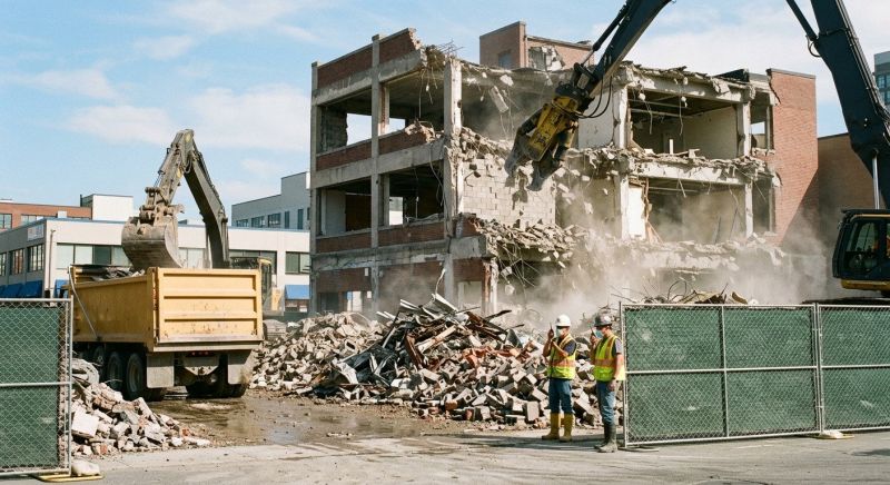 Factory Demolition in Sacramento, CA