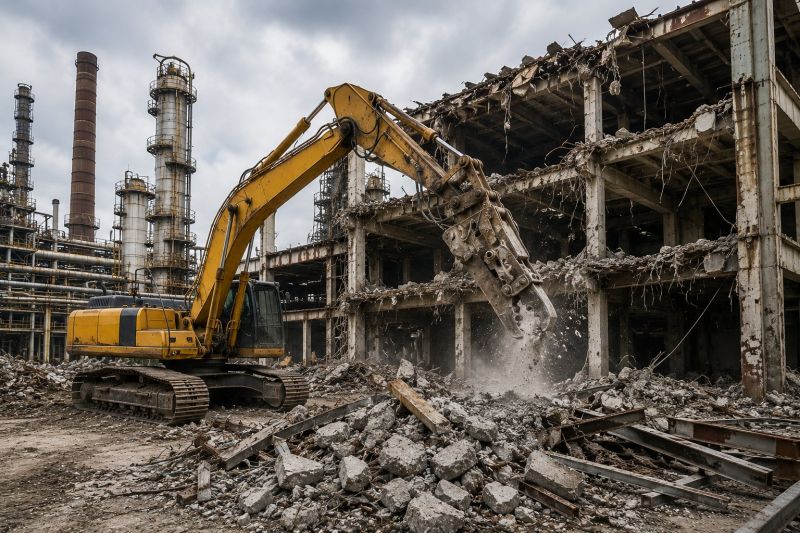 Factory Demolition in Katy, TX