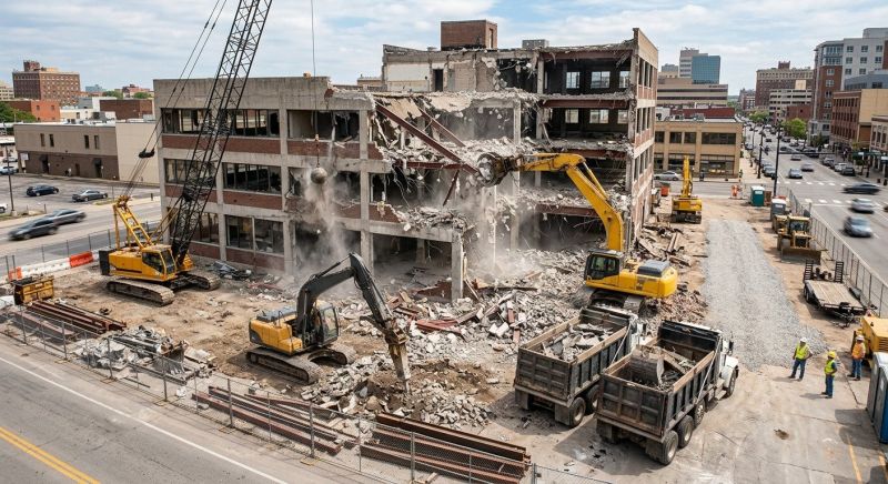 Factory Demolition in Bergen County, NJ