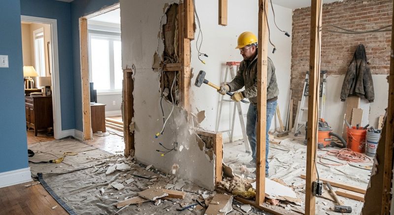 Hearth Demolition in Bergen County, NJ