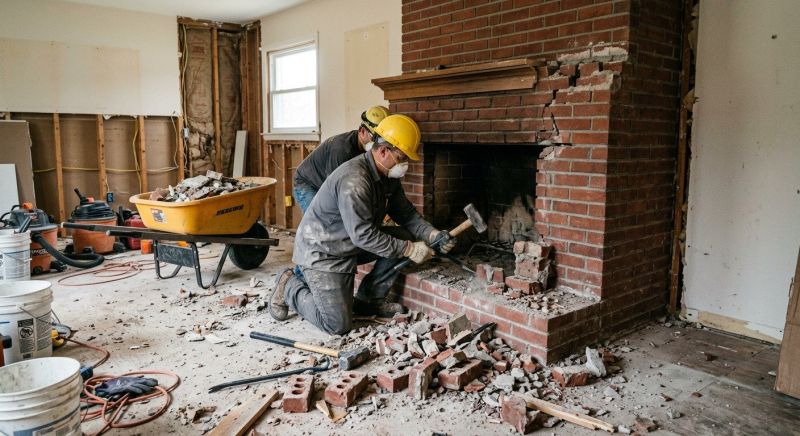 Hearth Demolition in Frederick, MD