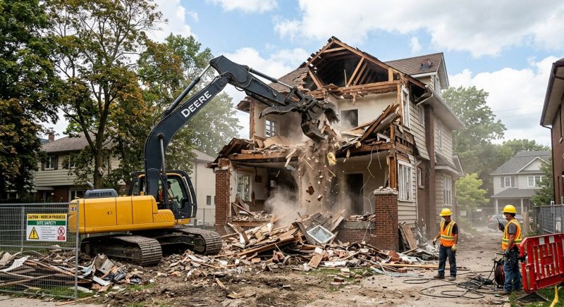 House Wrecking in Conroe, TX
