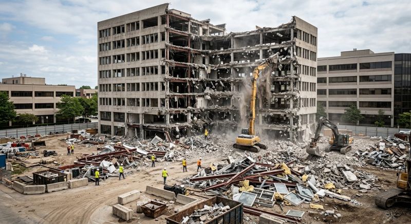 Industrial Demolition in Katy, TX