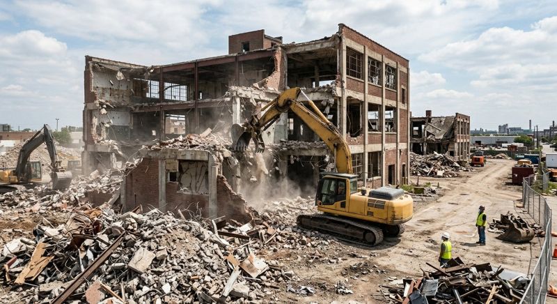 Industrial Demolition in Katy, TX