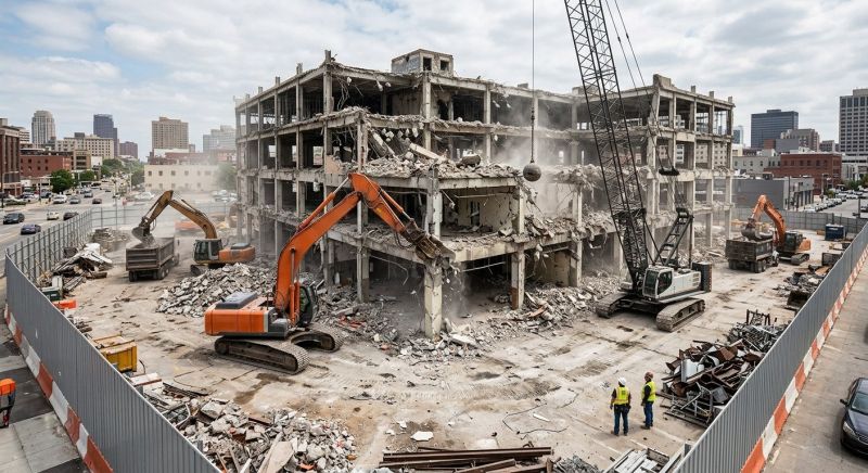 Industrial Demolition in Katy, TX