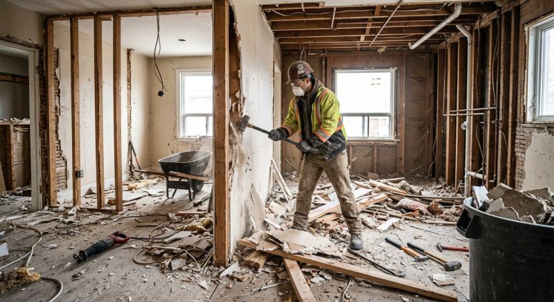 Interior Wall Demolition in Sacramento, CA