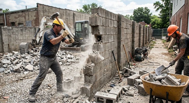 Masonry Demolition in Bergen County, NJ