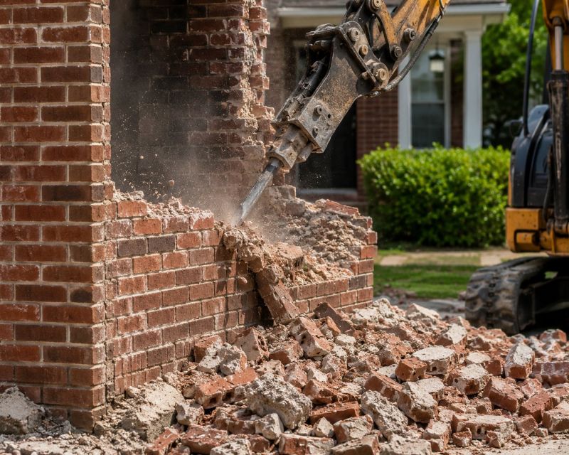 Masonry Demolition in Sacramento, CA