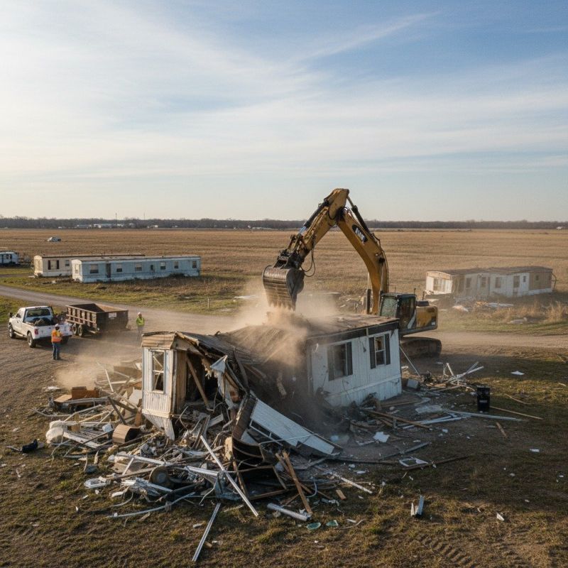 Mobile Home Demolition in Sacramento, CA