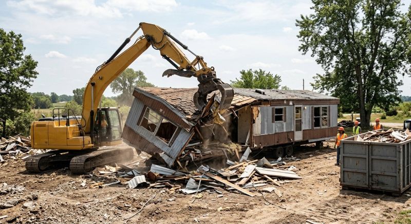 Mobile Home Demolition in Bergen County, NJ