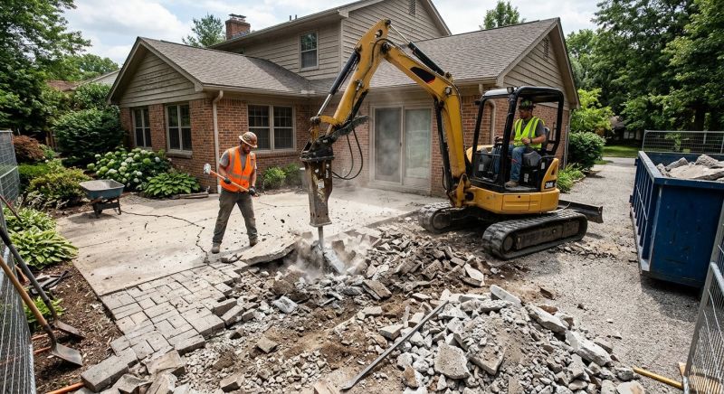 Patio Demolition Service in Sacramento, CA