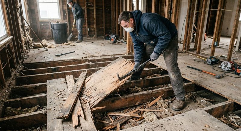 Subfloor Demolition in Bergen County, NJ