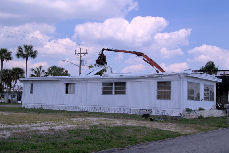 Trailer Home Demolition in Houston, TX